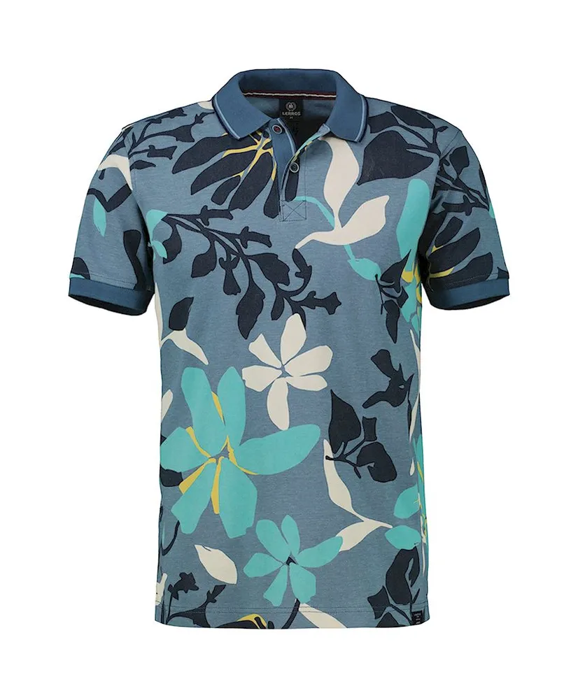 LERROS Polo Bloemenprint