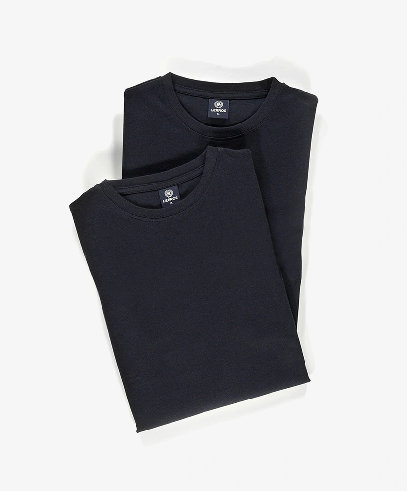 LERROS T-shirt Casual Basic 2-pack