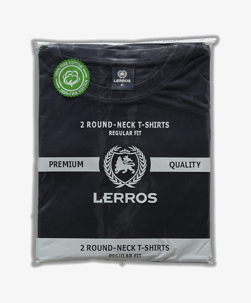 LERROS T-shirt Casual Basic 2-pack