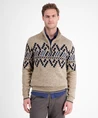 LERROS Trui Half-Zip Patroon
