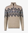 LERROS Trui Half-Zip Patroon