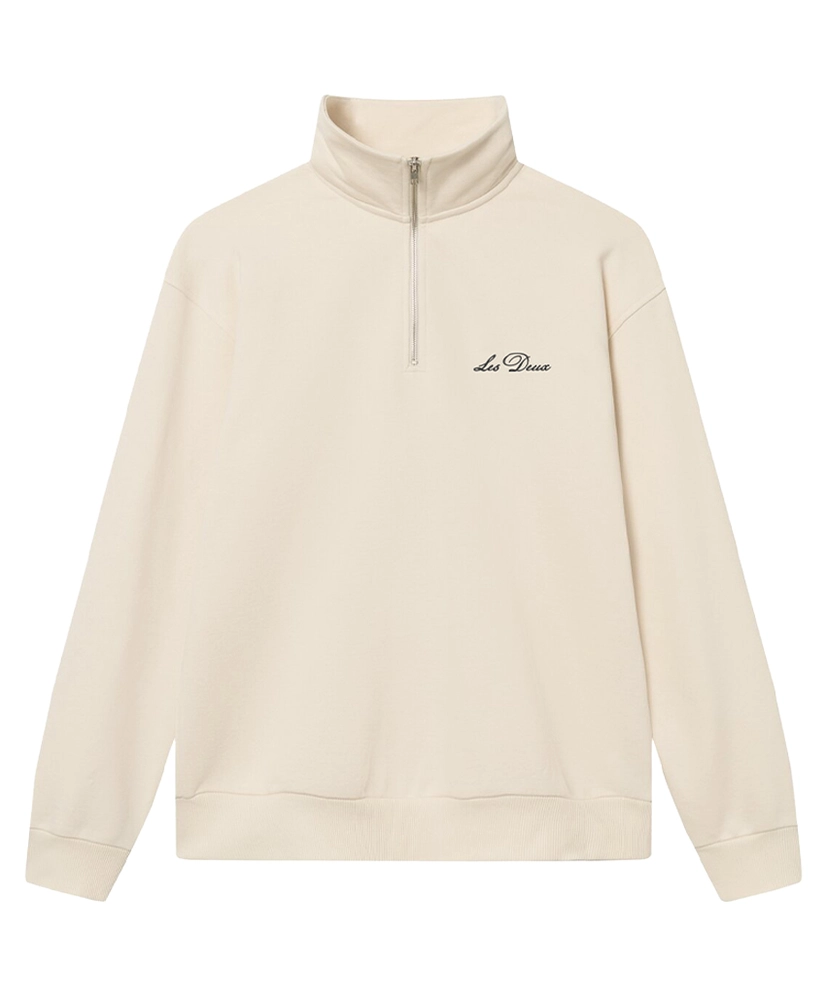 Les Deux Half Zip Sweater Crew