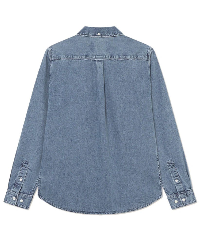 Les Deux Overhemd Denim Konrad