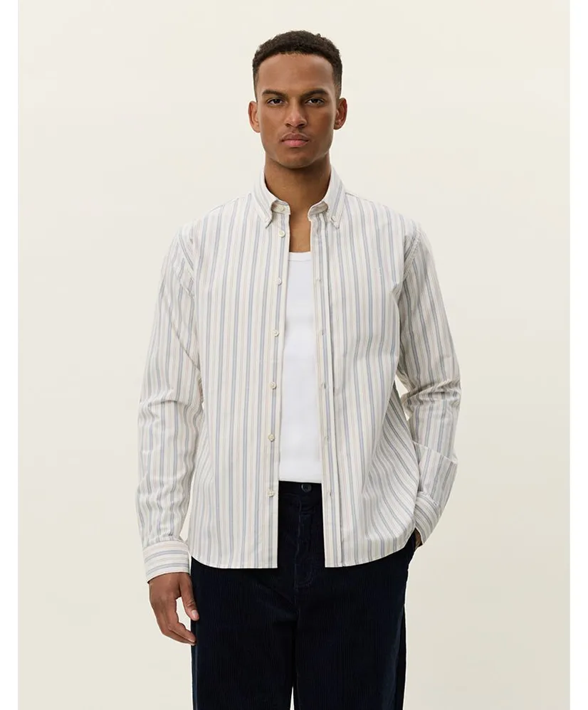 Les Deux Overhemd Konrad Striped