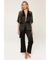 LingaDore Kimono Set Black Boudoir