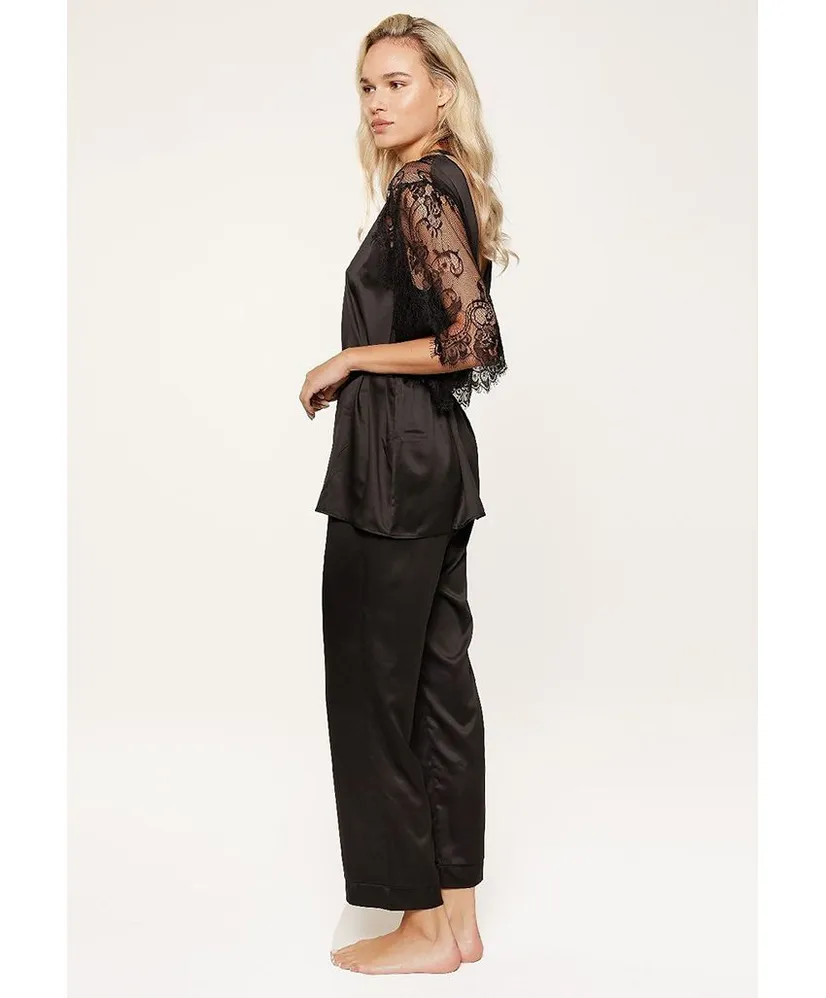 LingaDore Kimono Set Black Boudoir