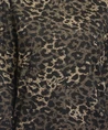 Long sleeve top with gathering at shoulder