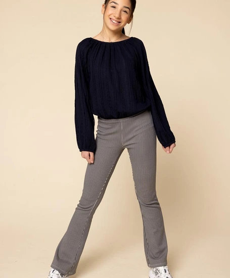 LOOXS 10sixteen Flared Broek Gestreept