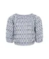 LOOXS 10sixteen Off Shoulder Top Print
