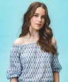 LOOXS 10sixteen Off Shoulder Top Print