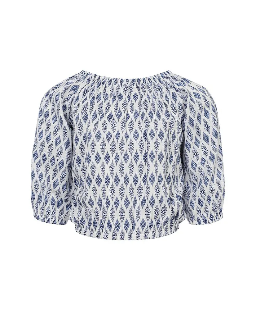 LOOXS 10sixteen Off Shoulder Top Print
