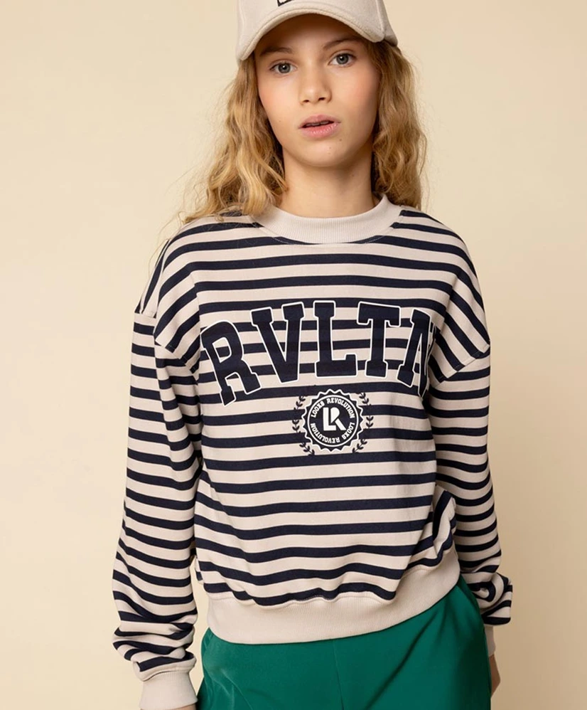 LOOXS 10sixteen Sweater Gestreept