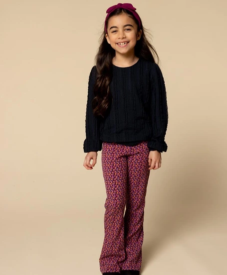 LOOXS Littel Flared Broek Allover Print