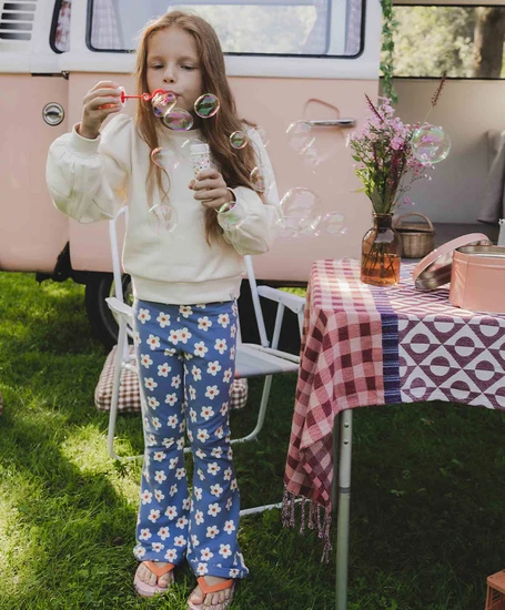 LOOXS Little Flared Broek Bloemenprint