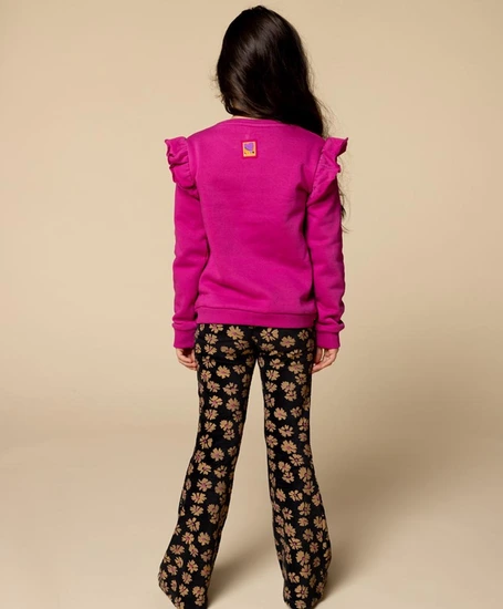 LOOXS Little Flared Broek Bloemenprint