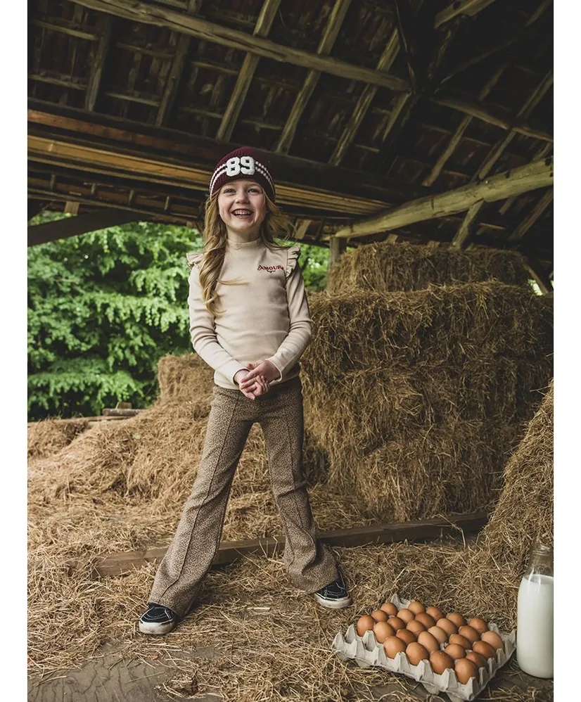 LOOXS Little Flared Broek Leopard