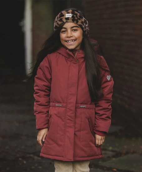 LOOXS Little Parka Jas Effen