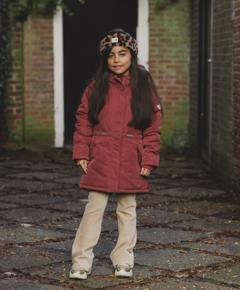 LOOXS Little Parka Jas Effen
