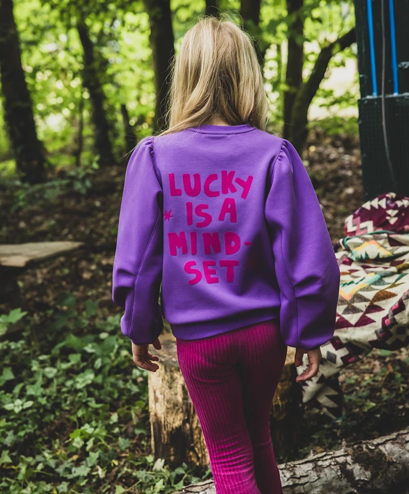 LOOXS Little Sweater Lucky Is A Mindset