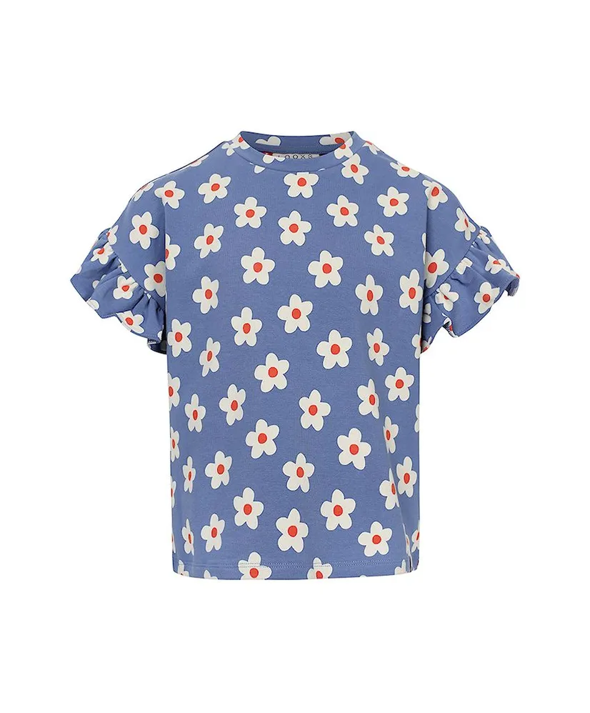 LOOXS Little T-shirt Bloemenprint Ruffle