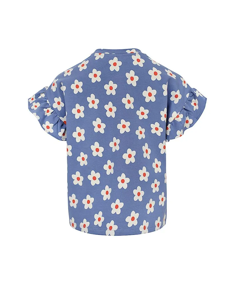 LOOXS Little T-shirt Bloemenprint Ruffle