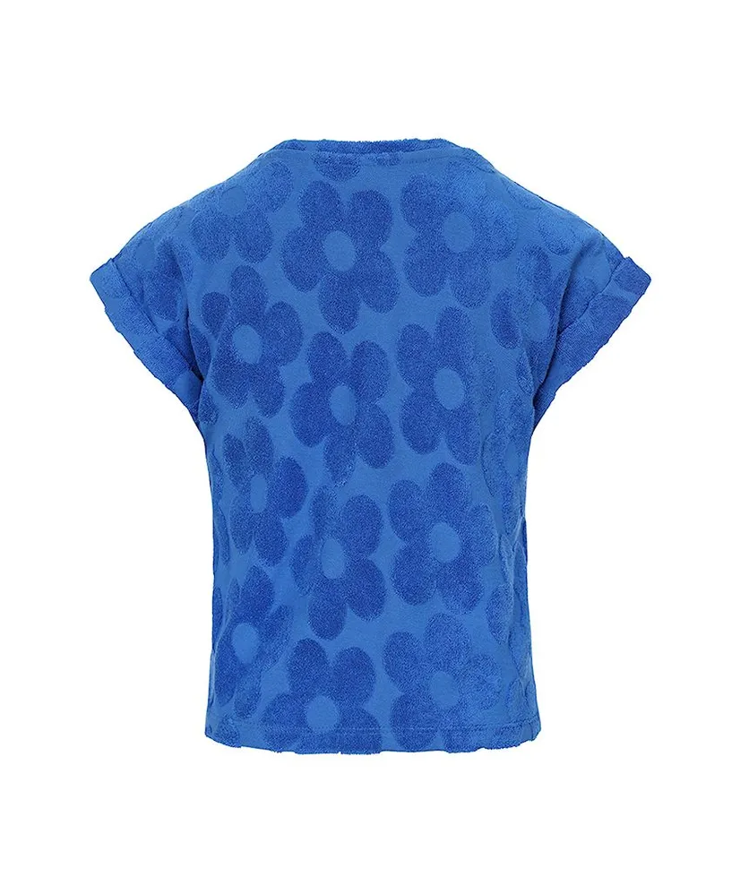 LOOXS Little T-shirt Flower Jaquard Terry