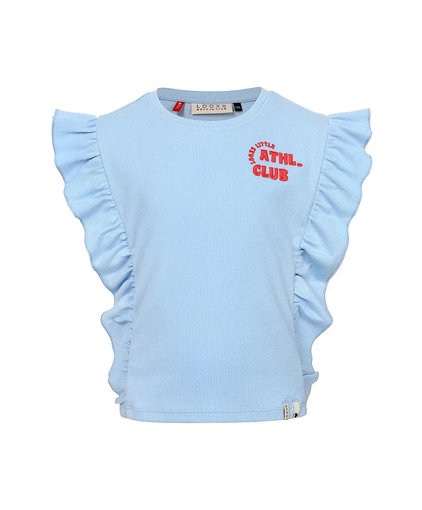 LOOXS Little T-shirt Rib Ruffles