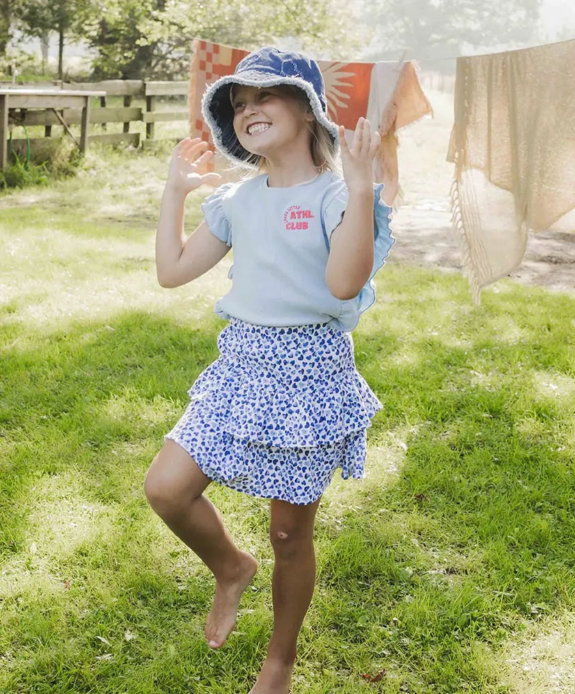 LOOXS Little T-shirt Rib Ruffles