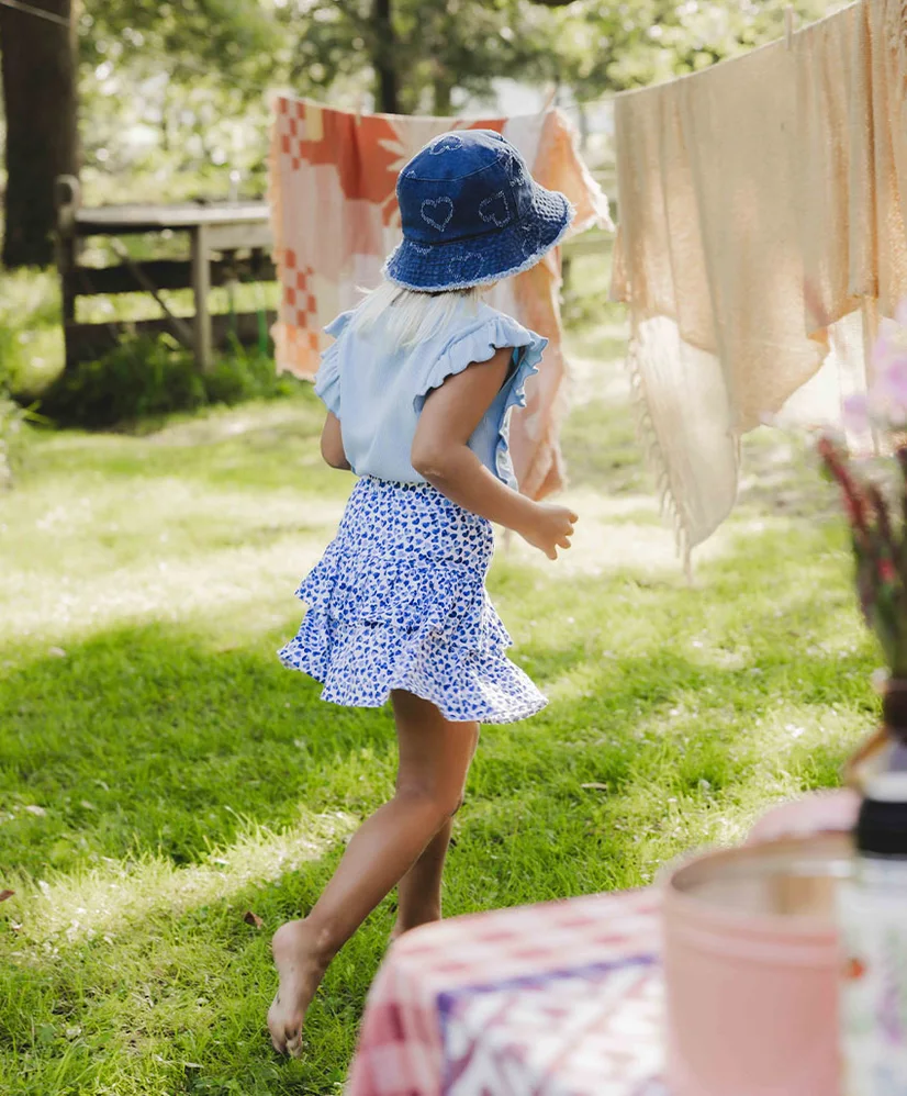 LOOXS Little T-shirt Rib Ruffles