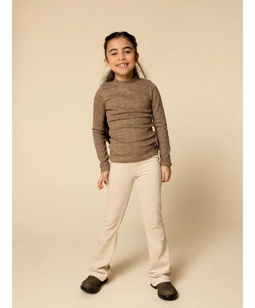 LOOXS Little T-shirt Ruches Leopard