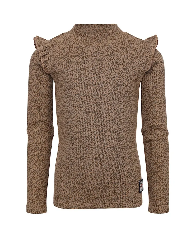 LOOXS Little T-shirt Ruches Leopard