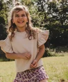 LOOXS Little T-shirt Ruffle Heart
