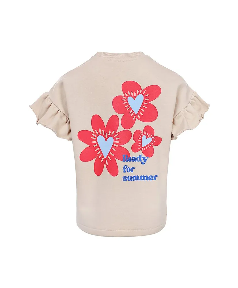 LOOXS Little T-shirt Ruffle Heart