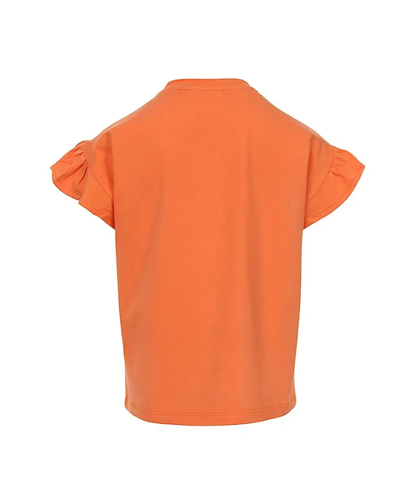 LOOXS Little T-shirt Ruffled La Pêche