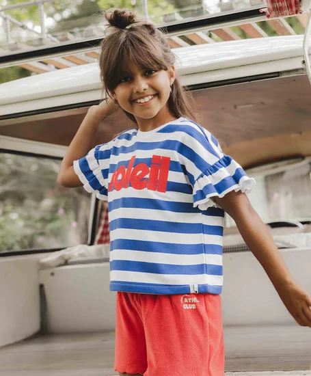 LOOXS Little T-shirt Striped Soleil