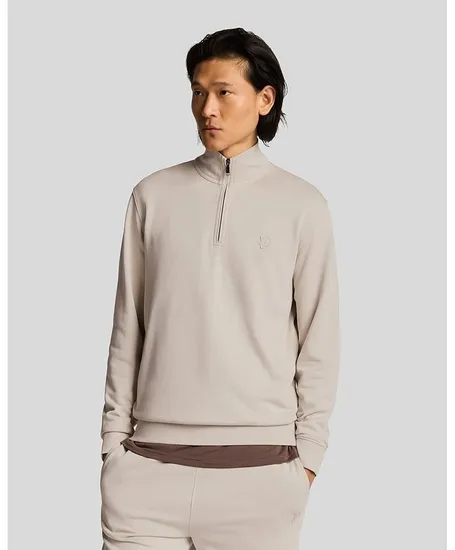 Lyle & Scott Half Zip Sweater Superfine