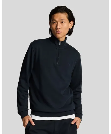Lyle & Scott Half Zip Sweater Superfine