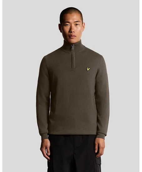 Lyle & Scott Half Zip Trui Merino