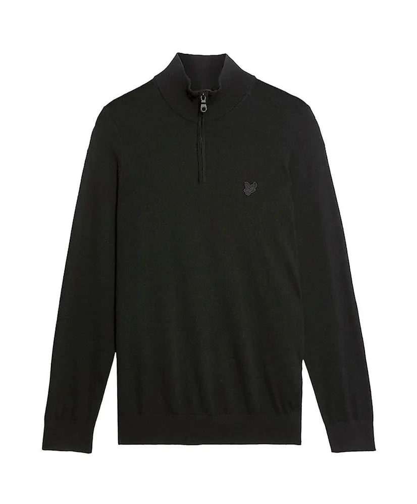 Lyle & Scott Half Zip Trui Tonal Eagle