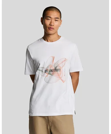 Lyle & Scott T-shirt 3D Line Graphic