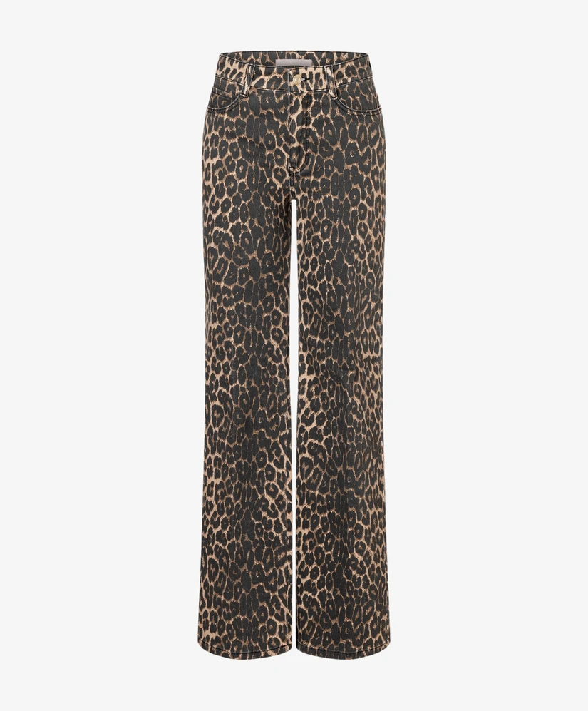 MAC Jeans Leopard Wide Leg