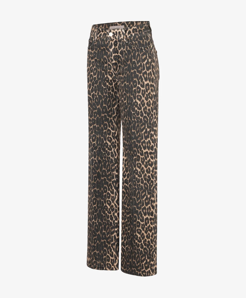 MAC Jeans Leopard Wide Leg