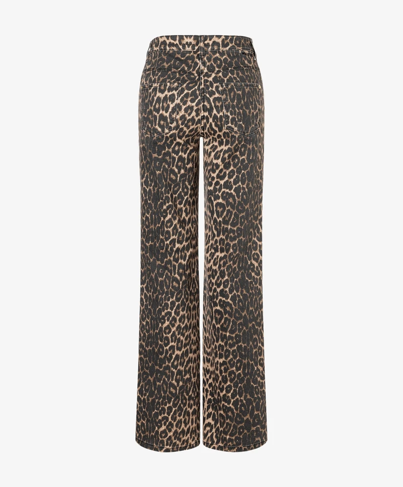 MAC Jeans Leopard Wide Leg