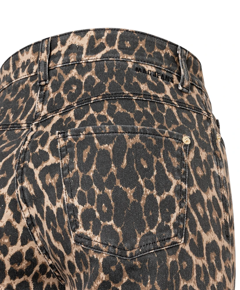 MAC Jeans Leopard Wide Leg