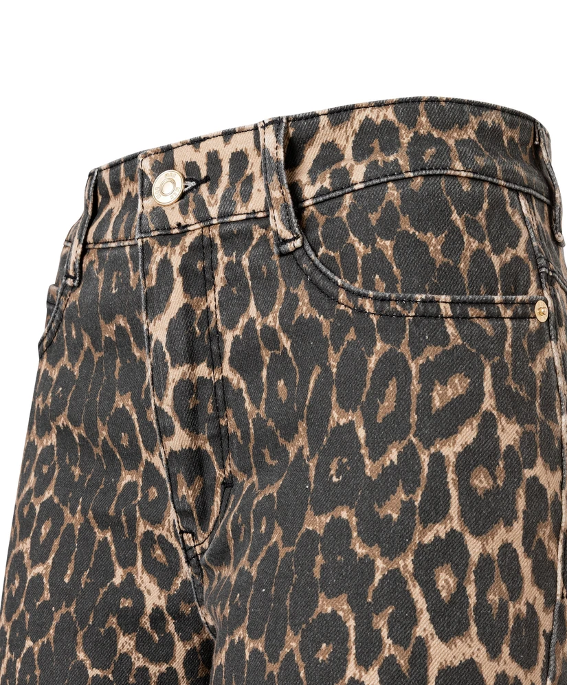 MAC Jeans Leopard Wide Leg