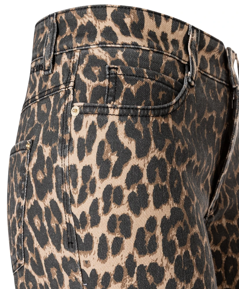 MAC Jeans Leopard Wide Leg