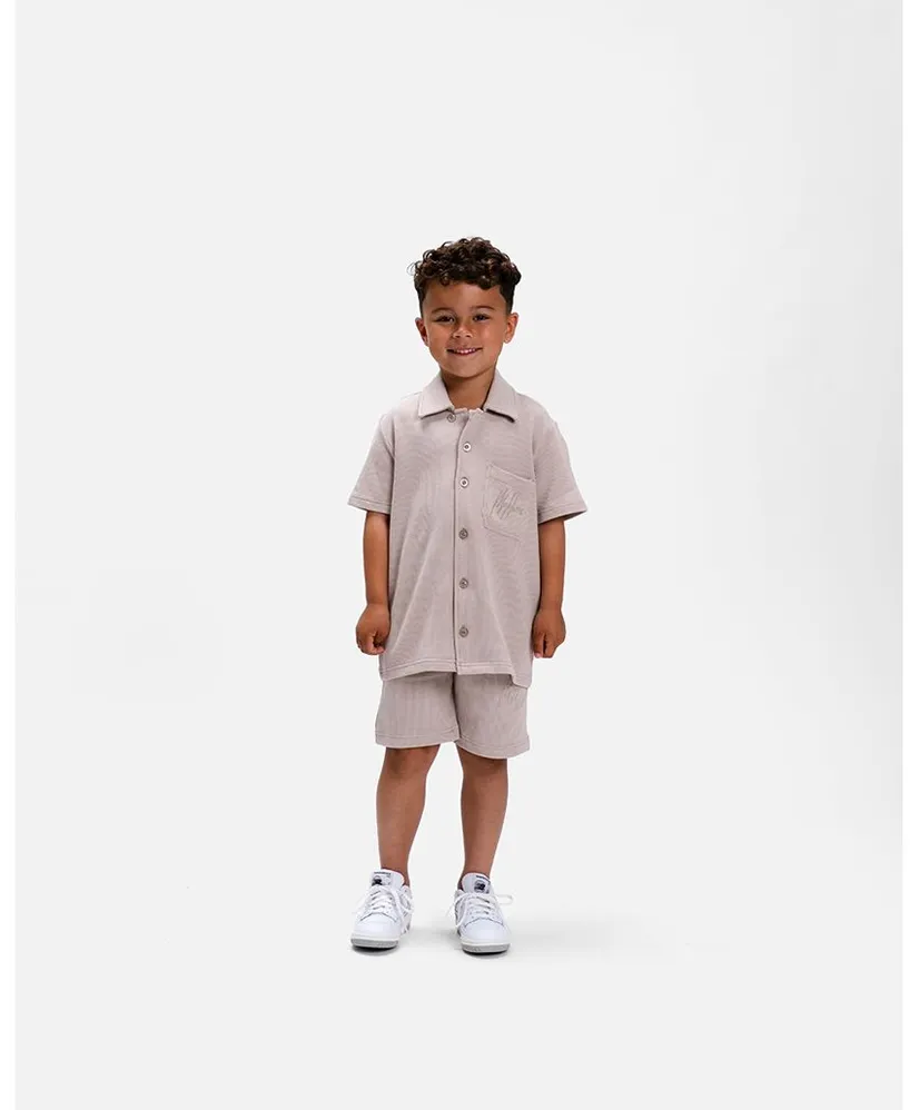 Malelions Junior Overhemd Waffle