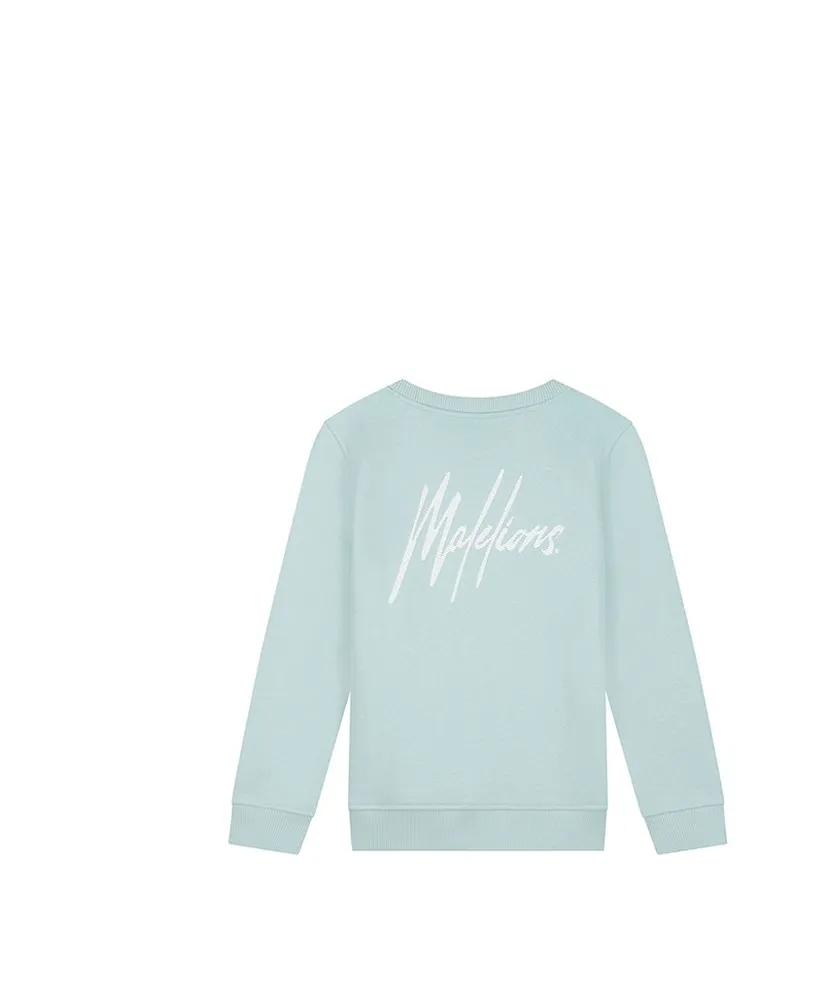 Malelions Junior Sweater Striped Signature