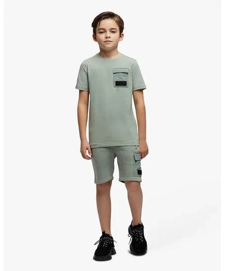 Malelions Junior T-shirt Nylon Pocket