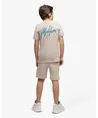Malelions Junior T-shirt Striped Signature